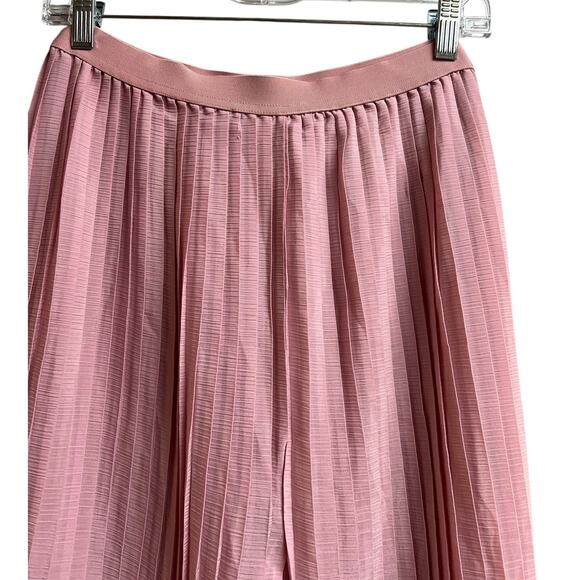 Matilda Jane Heart to Heart Curtain Call Pleated Wide Leg Pants Pink Medium - Picture 5 of 10